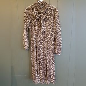 Banana Republic aminal print dress size 6
